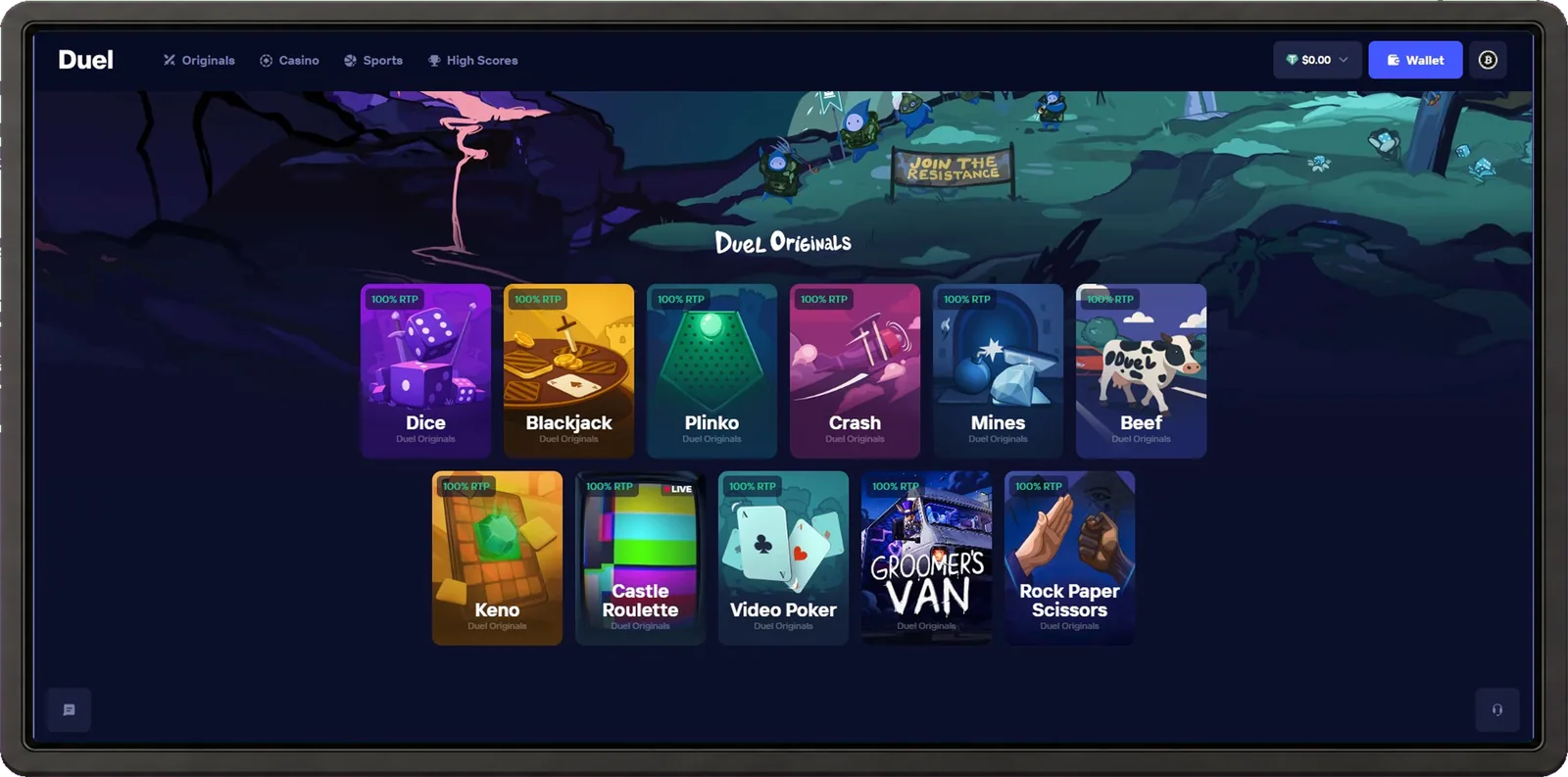 Duel desktop interface